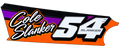 Cole Slanker #54 Mini Dirt Late Model Door Panel – 8" x 22"