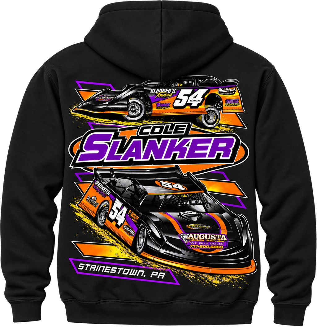 Cole Slanker #54 Racing Hoodie