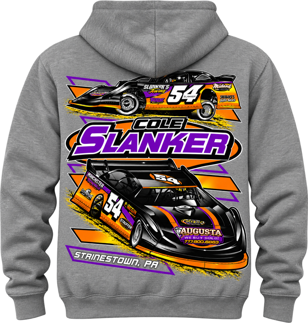 Cole Slanker #54 Racing Hoodie