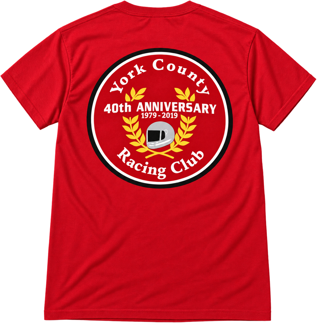 York County Racing Club 40th Anniversary T-Shirt