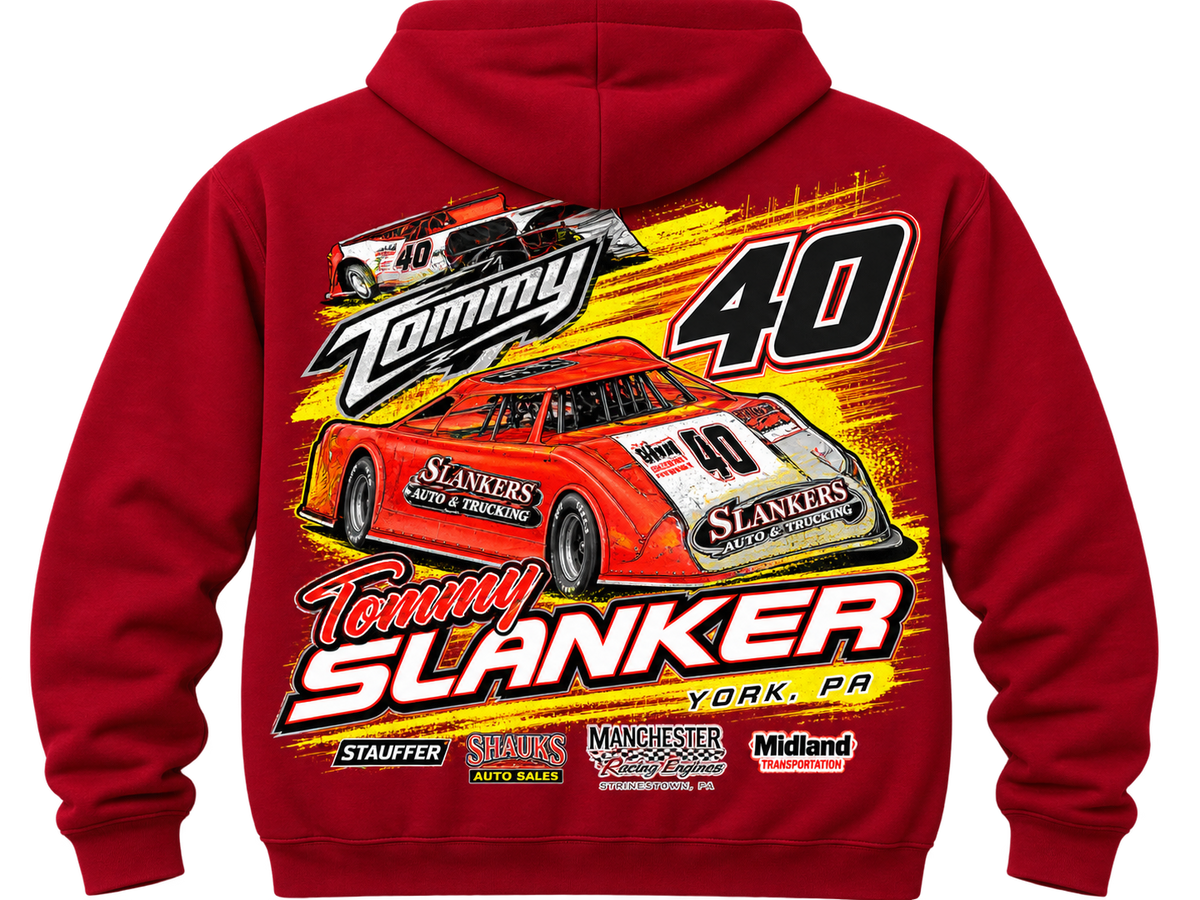 Tommy Slanker #40 Racing Hoodie