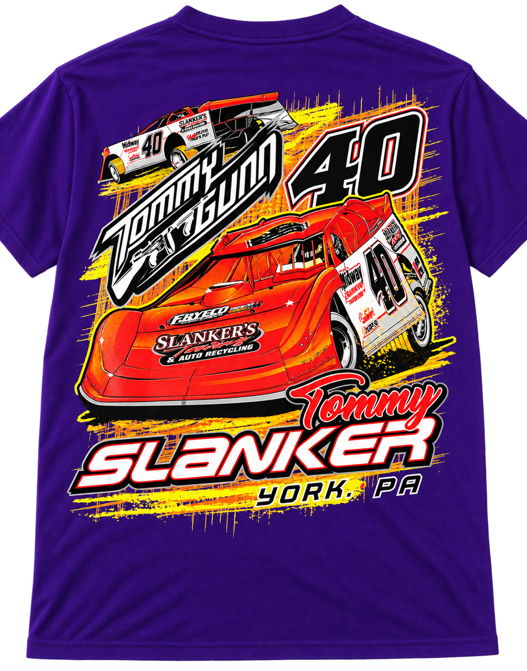 Tommy Slanker #40 Racing T-Shirt