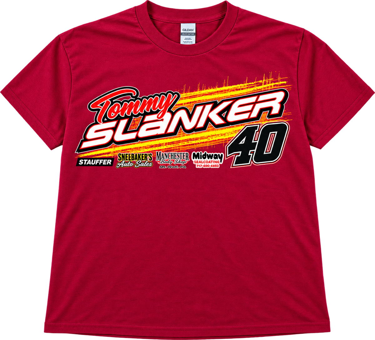 Tommy Slanker #40 Racing T-Shirt