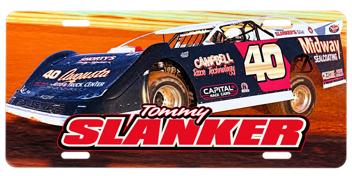 Tommy Slanker #40 Racing License Plate